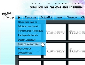 Favorisy Page de dmarrage