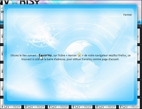 Favorisy Page de dmarrage Firefox
