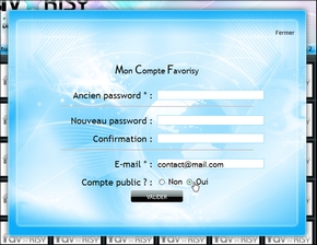 Favorisy Compte Public