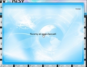 Favorisy Page de démarrage Internet Explorer
